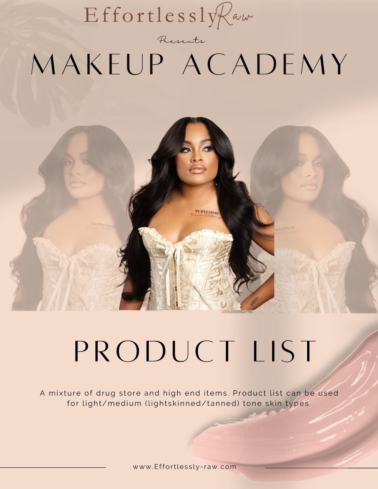Light/Tanned Product List