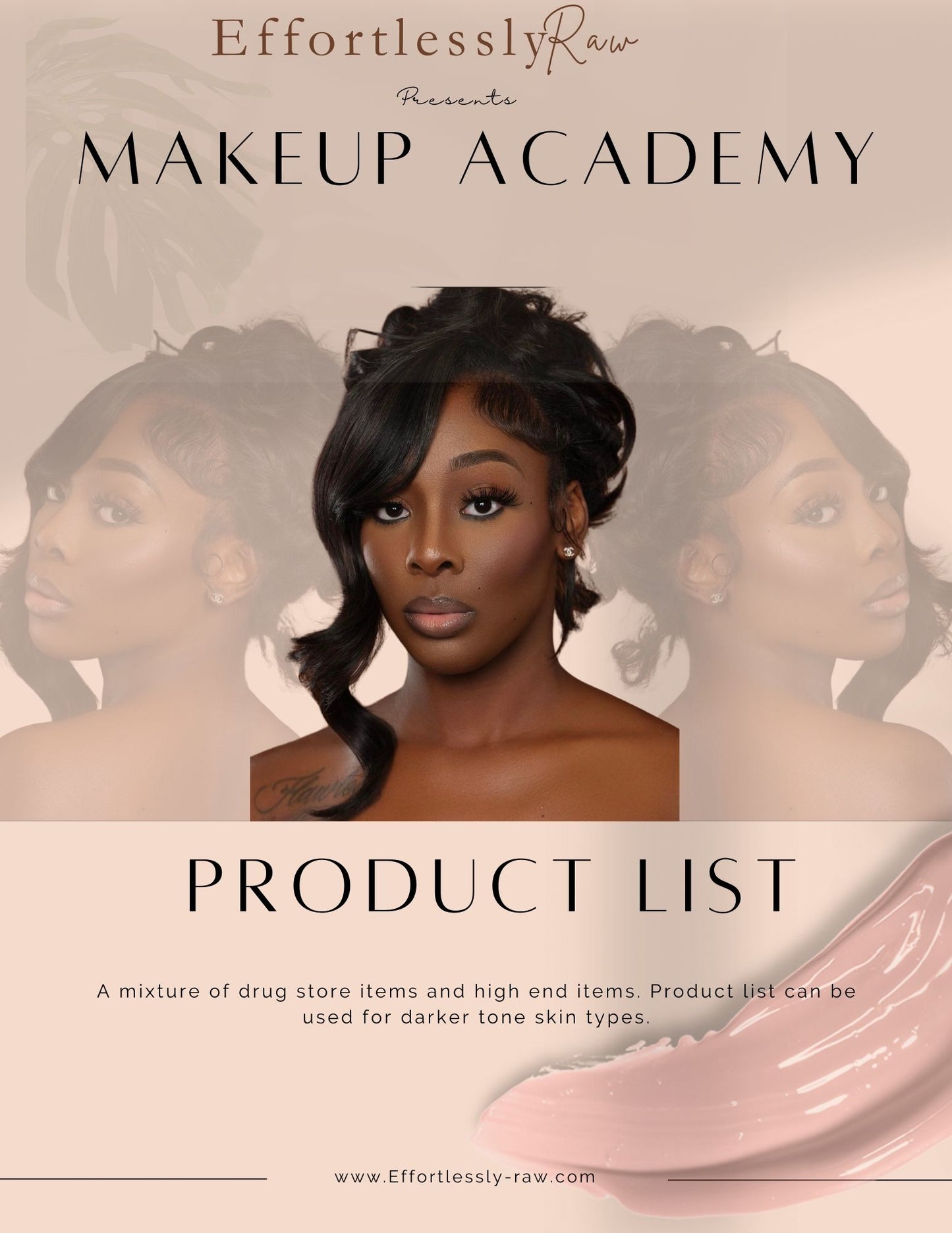 DarkSkinned Makeup Product List