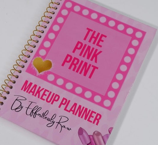 Makeup Pink Print Planner